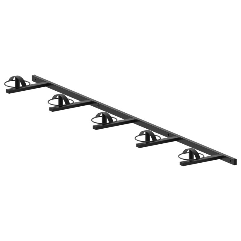 Pieds de perruque pour perruques multiples - support de perruque, support de perruque suspendu pour le style, organisateur de rangement de perruque en métal pour tête de mannequin (5 têtes)