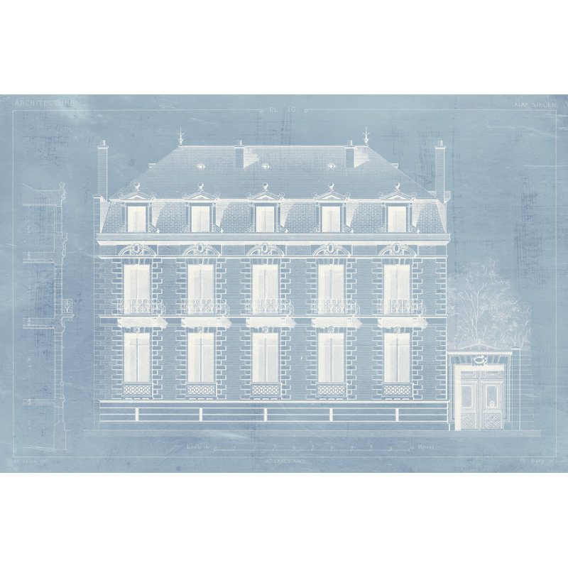 Architecture Francaise II by Vision Studio - Wrapped Canvas Print, 30cm H x 46cm W