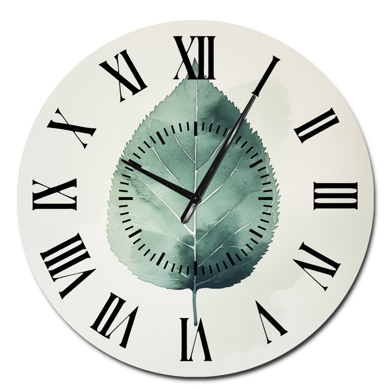 Horloge murale négative en métal, Surdimensionné