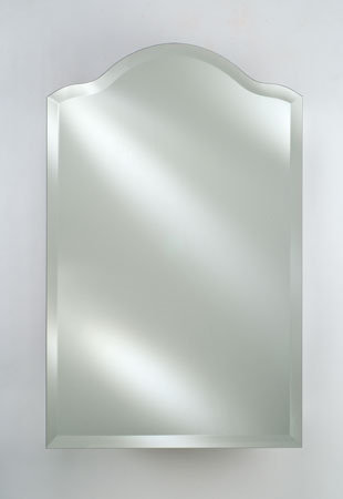 Molden Scalloped Wall Mirror, 16" H x 25" W