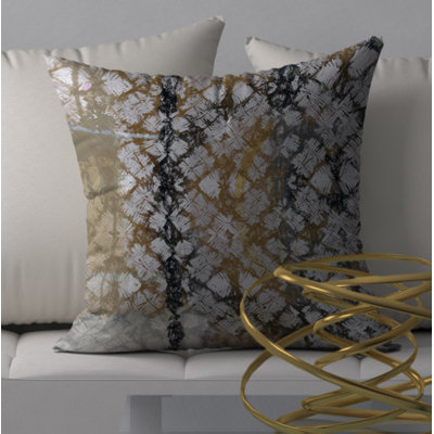 Abstract Reversible Throw Pillow
