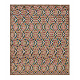 Moroccan Hand Knotted Geometric Area Rug