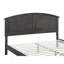 Grand lit Hammond (matelas non inclus), gris