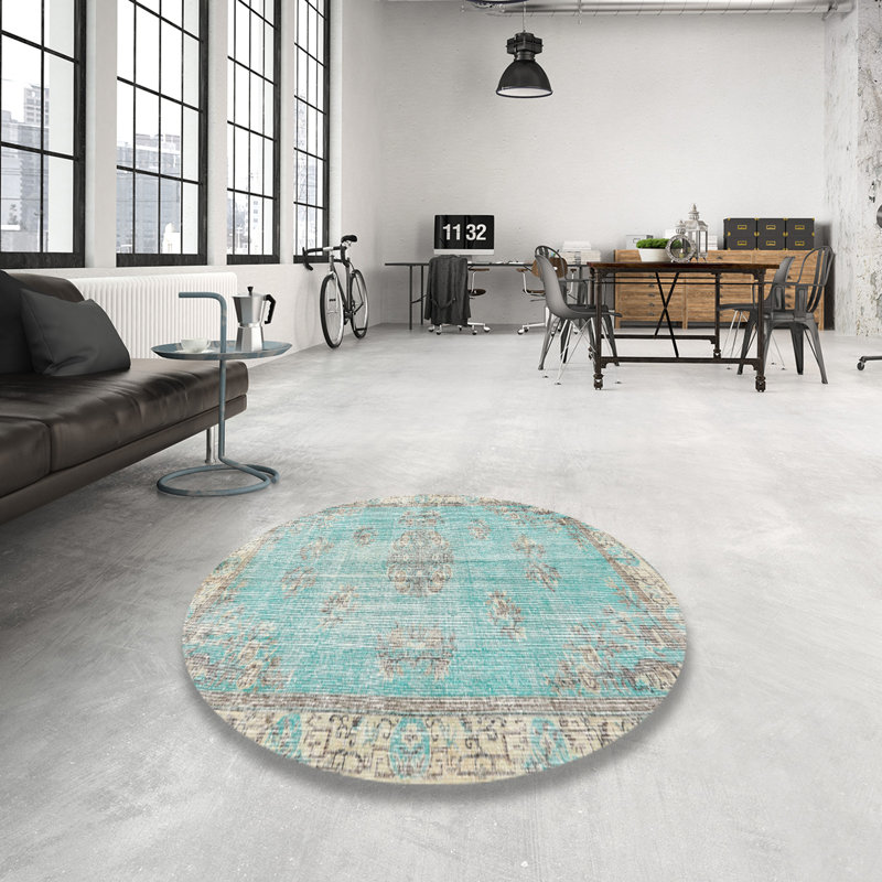 Wilna Oriental Indoor Rug, Round 5'