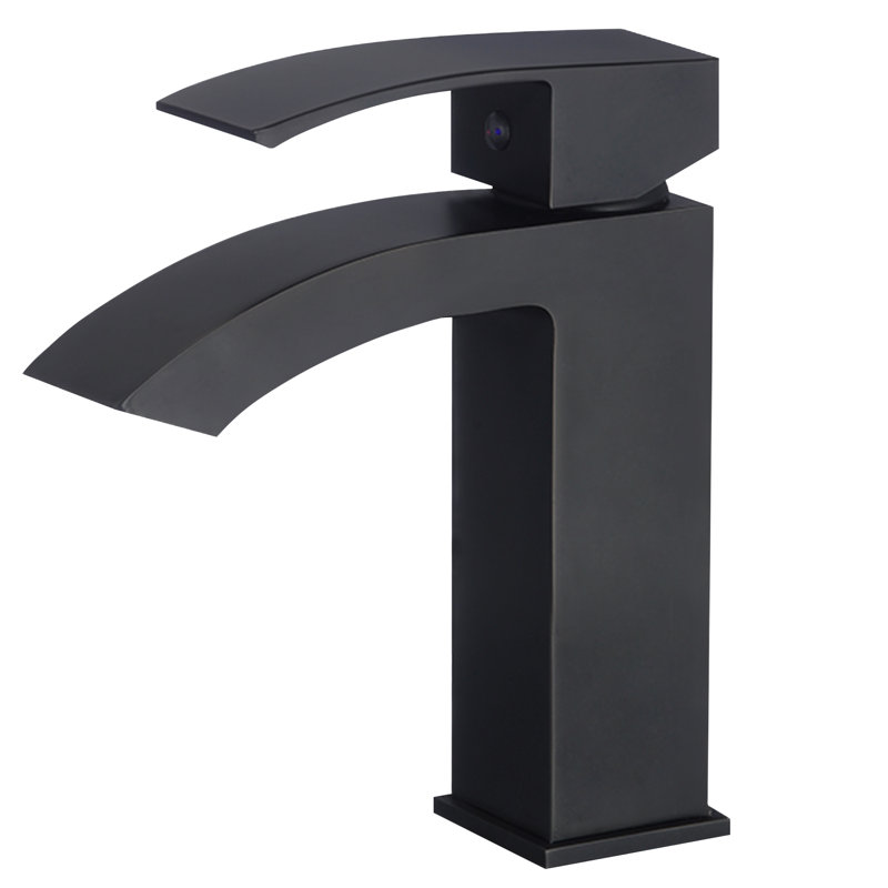 Single-handle Bathroom Faucet, Matte Black