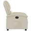 Fauteuil de massage inclinable électrique en similicuir-1715265031