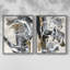 Nature's Winterland II - reproduction encadrée de qualité supérieure - prête à être accrochée - aucun clou requis - aucun clou requis-873301843-873301848