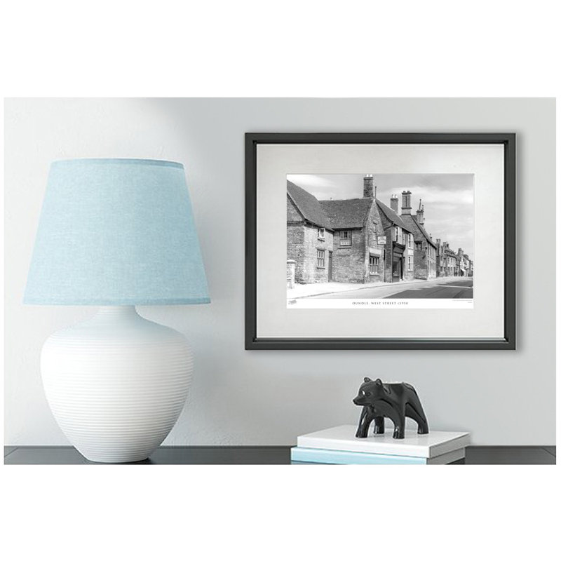 Oundle, West Street C1950 - Single Picture Frame Print, 40cm H x 50cm W x 2.3cm D