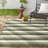 Nicole Miller Striped Light Green/Ivory Indoor / Outdoor Area Rug-67637765