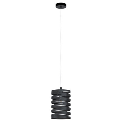 Luminaire suspendu cylindrique simple à 1 lumière Muscadel