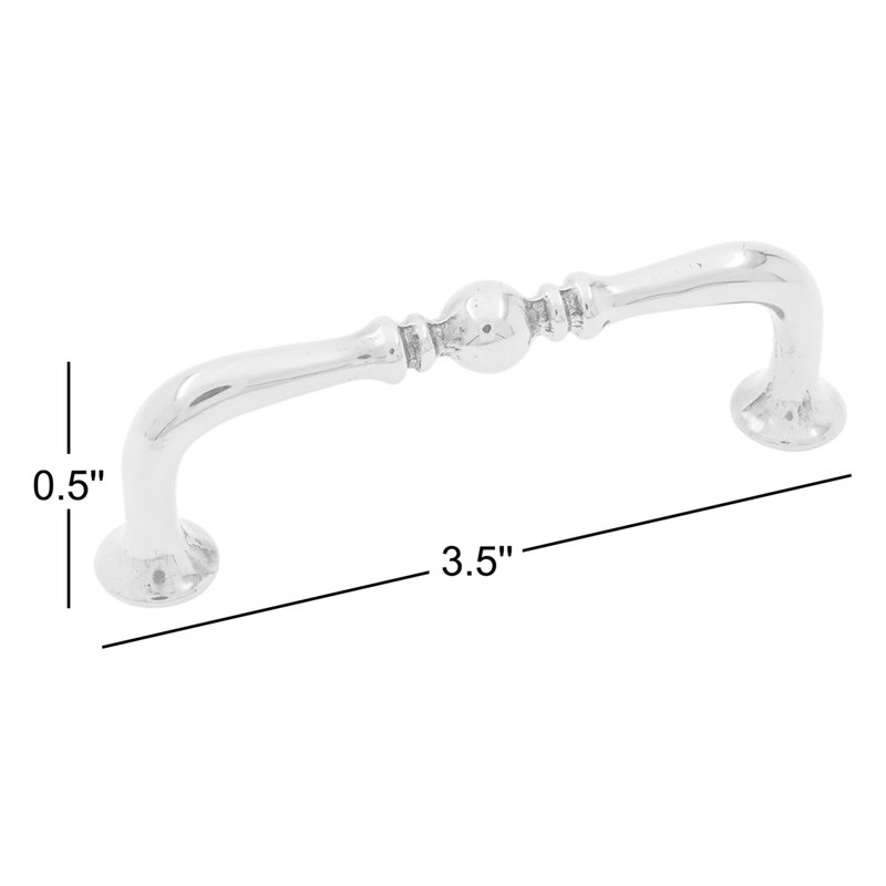 CP Series 3" Center to Center Arch Pull, Distressed Nickel