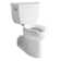 Barrington 1.0 GPF Elongated Two-Piece Toilet with Pressure Lite Flushing Technology (Seat Not Included)