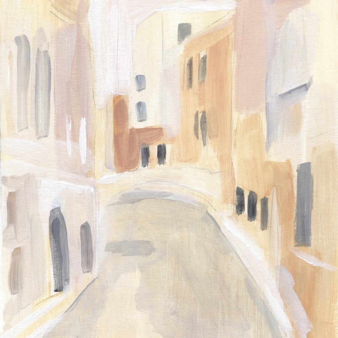 Leinwandbild Pastel Streets II von Annie Warren