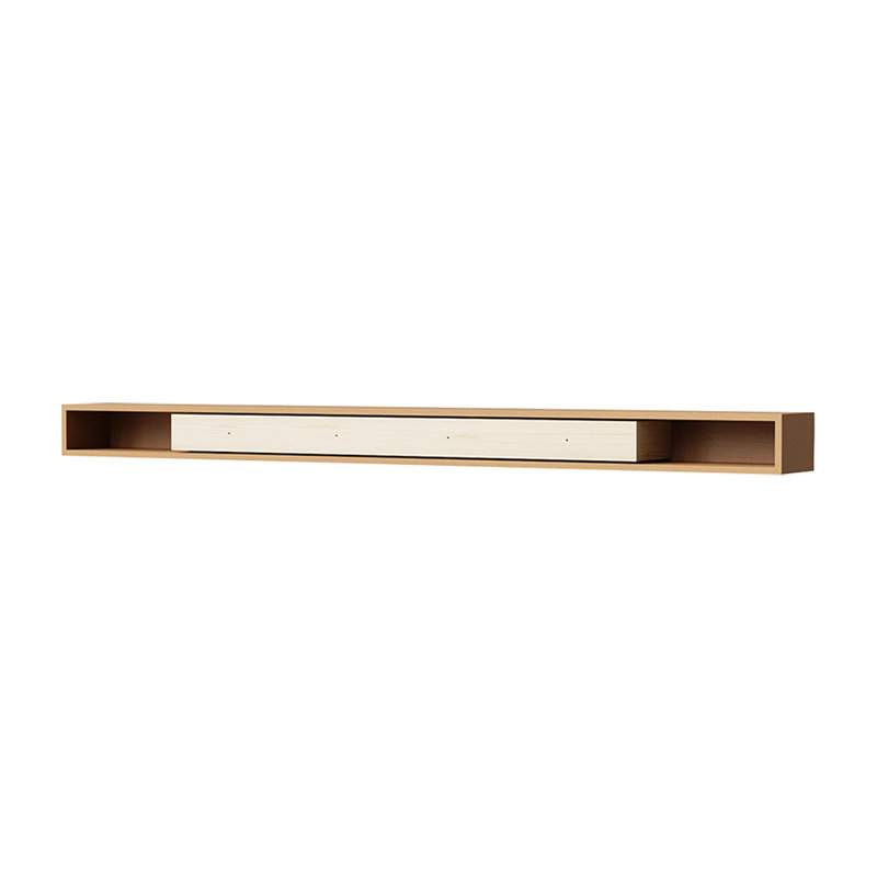 Wood Floating Shelf, 15.3cm H x 152.5cm W x 10.2cm D