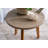 Round Lamp Table Oatmeal - Small Side table