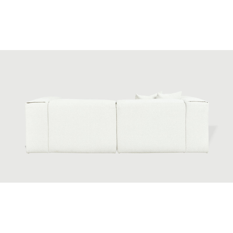 Canapé modulaire 2 pièces Nest, Os, H 28,5 po x l 96 po x P 41 po, 2