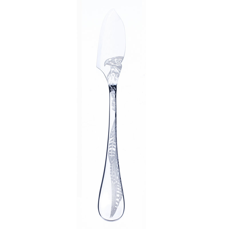 Couteau de table Caccia - 12 pièces, Argent argent