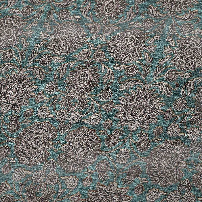 Jeté floral Sherpa ASB702 Addison, Sarcelle