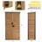 Outdoor Storage Cabinet Waterproof Metal Frame Wooden Storage Sheds Outdoor With Floor 4 Lockable Doors, 2 Adjustable Shelves, Garden Tool Shed For Patio Porch Backyard Lawn (brown/black)