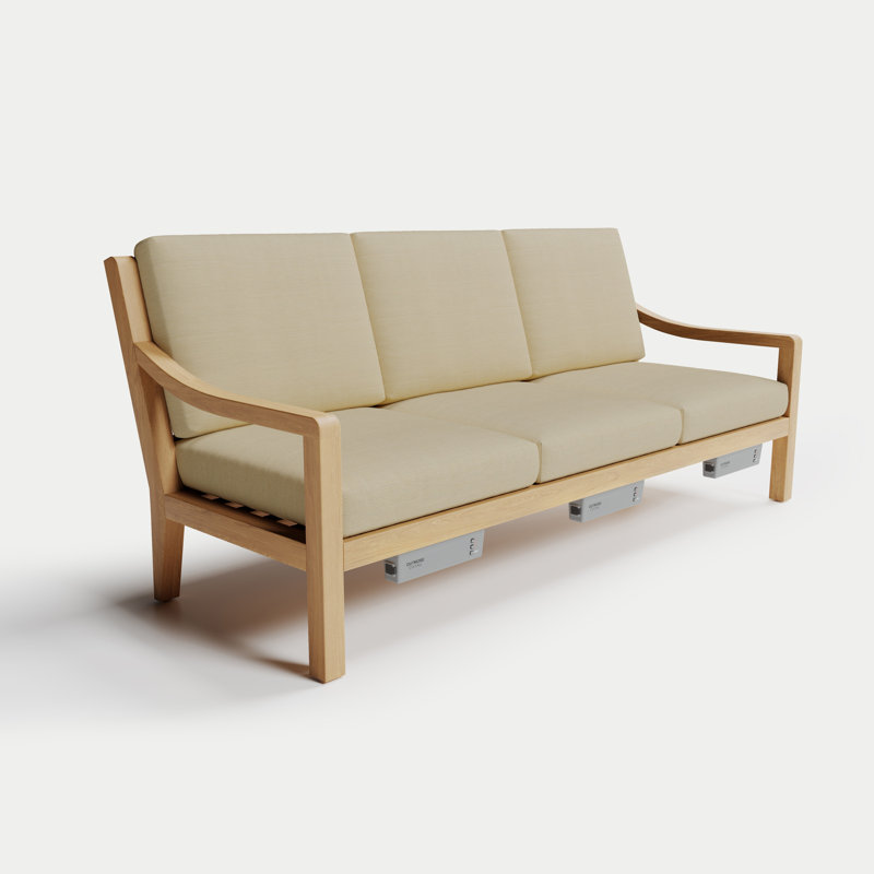 Solerno Heated Sofa, Sand