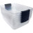 Rubbermaid Cleverstore Clear 16 Qt Plastic Storage Bins with Lids, 6-Pack-101700728