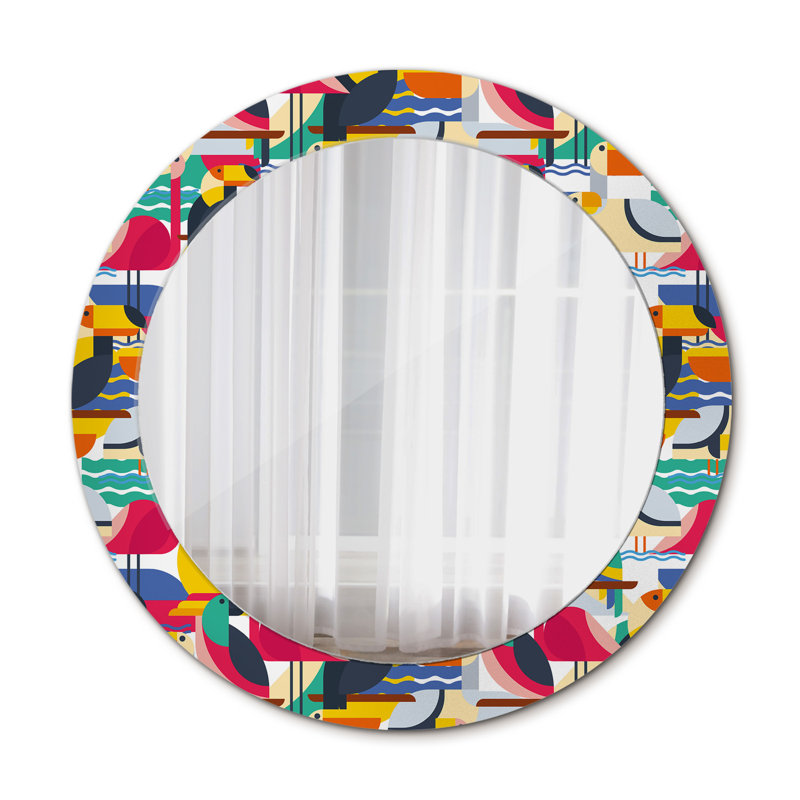 Huldar Glass Flat Wall Mirror