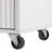 55.5" Fluted Kitchen Island With 2 Drop Leaf, Kitchen Storage Cart With Power Outlet, 4 Doors, Spice Rack, Rolling Island Table With Wood-Grain Top, Curved Edge For Kitchen, Dining Room,White