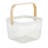 Latitude Run Mesh Tote With Bamboo Handle-1657176171