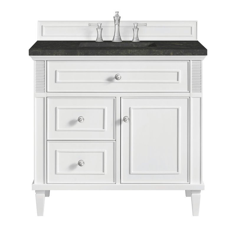 Lorelai 36'' W Single Vanity, Bright White, 8" Widespread, Phantome Eclos