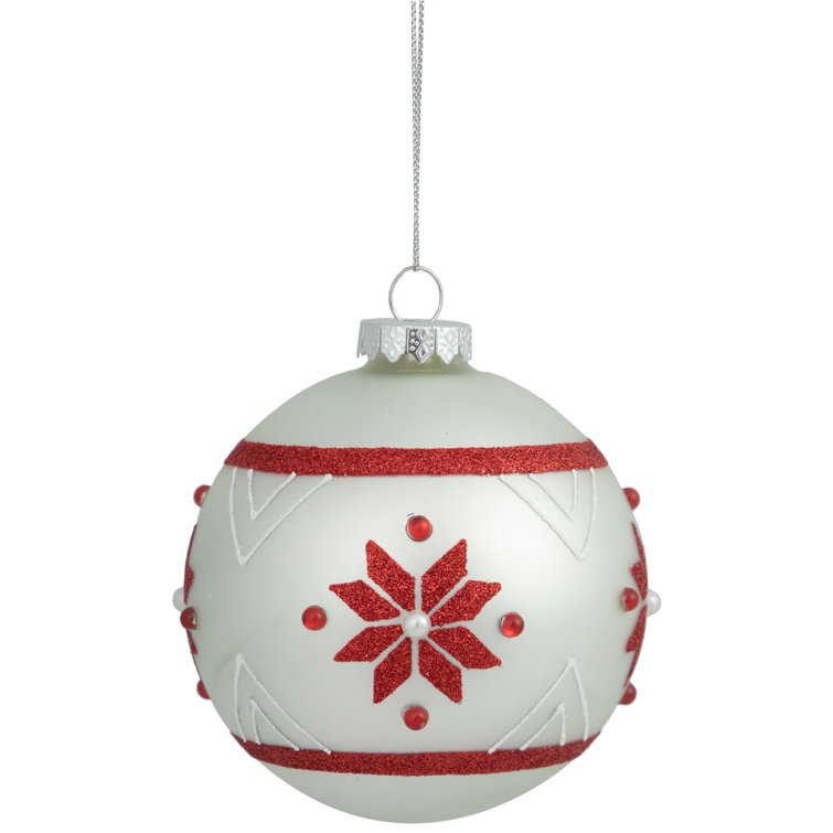 The Beadery® 2 Mini Pearl Snowflake Holiday Beaded Ornament Kit