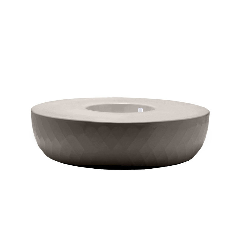 Vases Island Plastic Tree Bench, Taupe