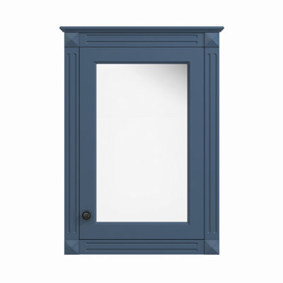 Armoire de rangement de salle de bain murale 20 "avec miroir, armoire à pharmacie avec tablette réglable en hauteur, armoire de rangement au-dessus de la toilette