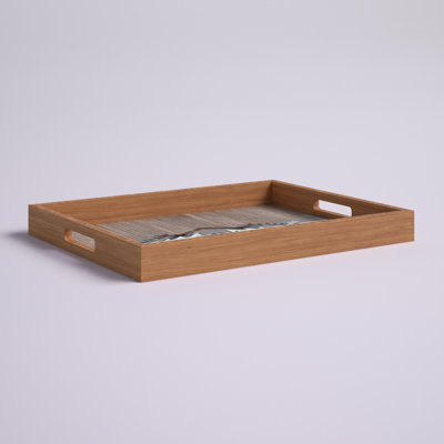 Plateau d'appoint rectangulaire en bois