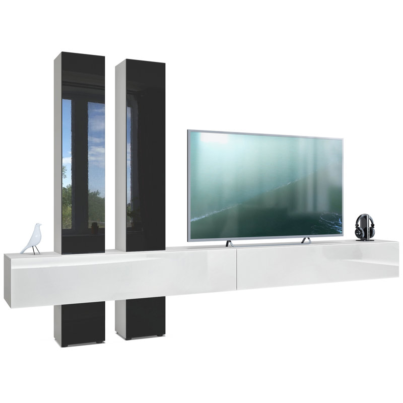 Ajo TV Stand, Black/White