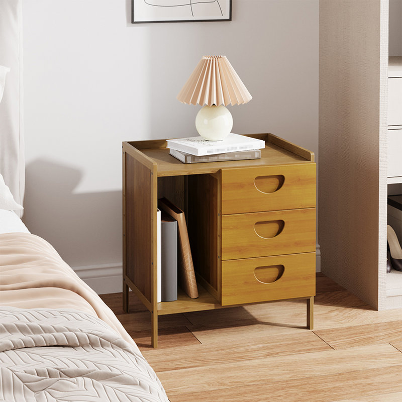 43 cm W Bedside Table