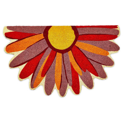 Tapis en PVC en forme de fleur Bloir