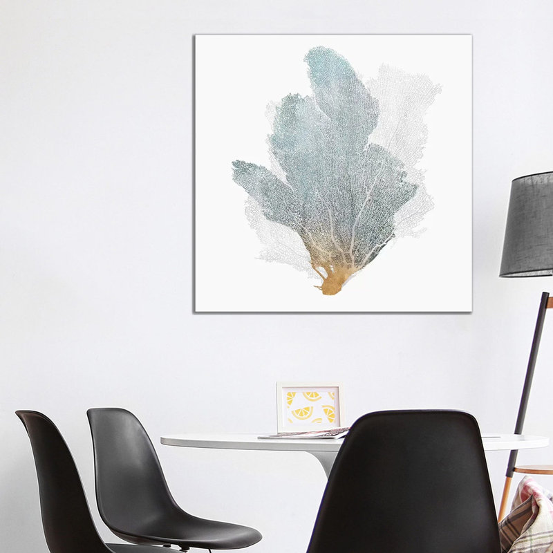 Delicate Coral II by Isabelle Z - Print on Canvas, 93.98 cm H x 93.98 cm W x 3.175 cm D, Wrapped Canvas