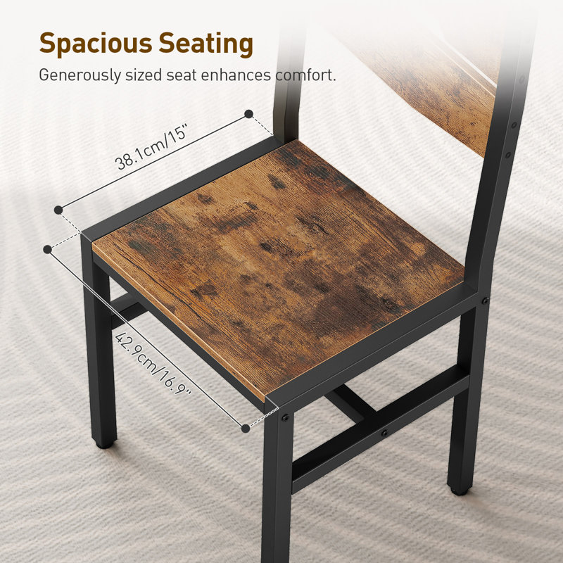 Mcgowan Kitchen Dining Side Chairs with Backrests
