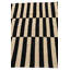 Tapis noir et blanc Orta