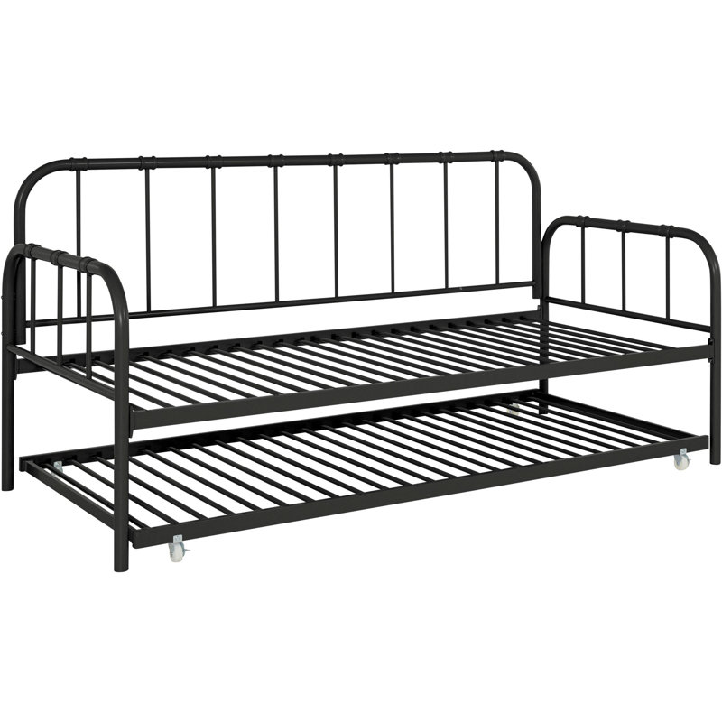 Ruddock Metal Bed, Black
