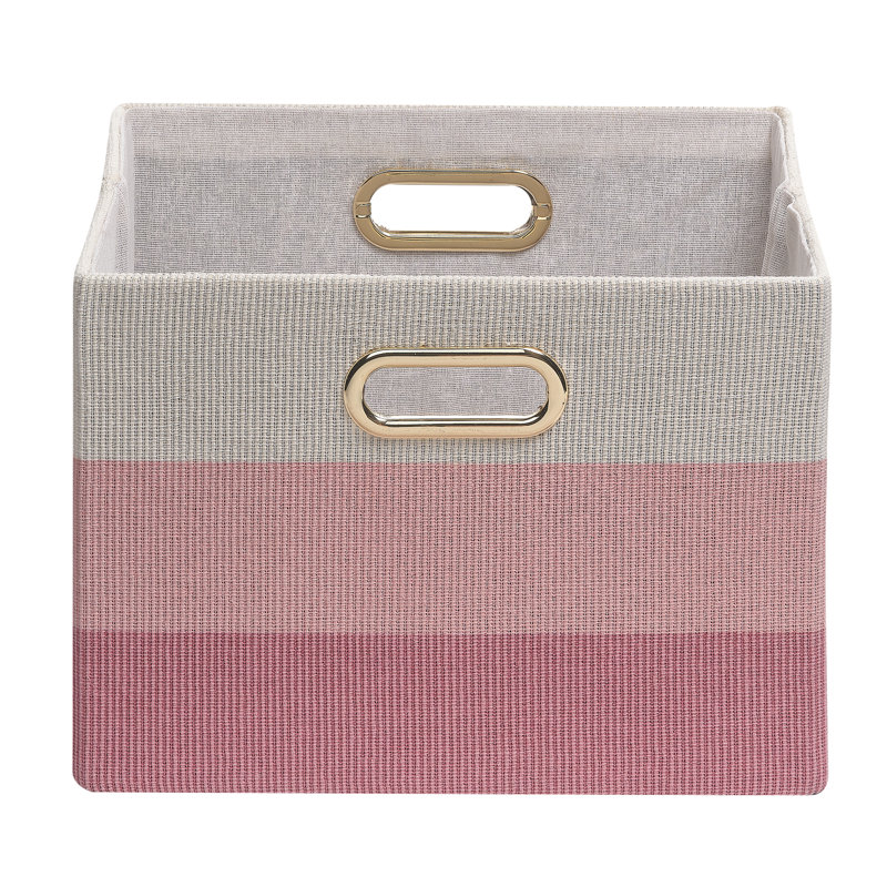 Panier / panier de rangement pliable / pliable rose ombré