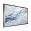 Grey And Blue Glacier Charm Liquid Art - Glacier Wall Art Prints-1185593115-1185593112-1144390107