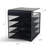 Onyx Mesh Solid Top Horizontal Hanging Paper Tray