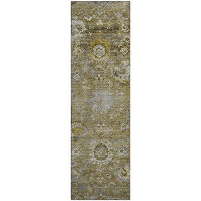 Premium Machine Washable Konopka AMF1107 Global Rug