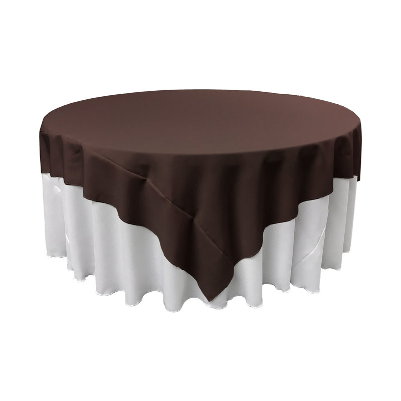Nappe de couleur unie carrée - Basics by Wayfair ™, Brun, Carré 90 po