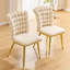 Chaise ergonomique en velours capitonné Bubble