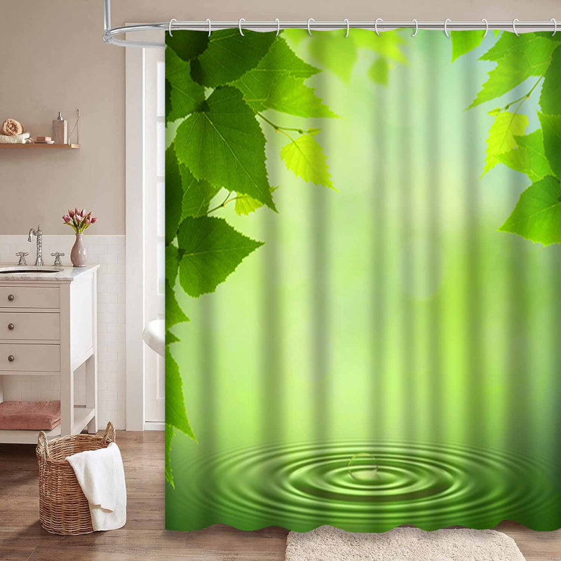 Rideau de douche Summer Water, L 72 po x l 84 po