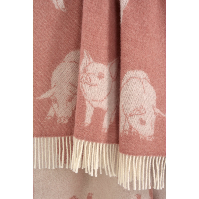 Piglet Wool Throw