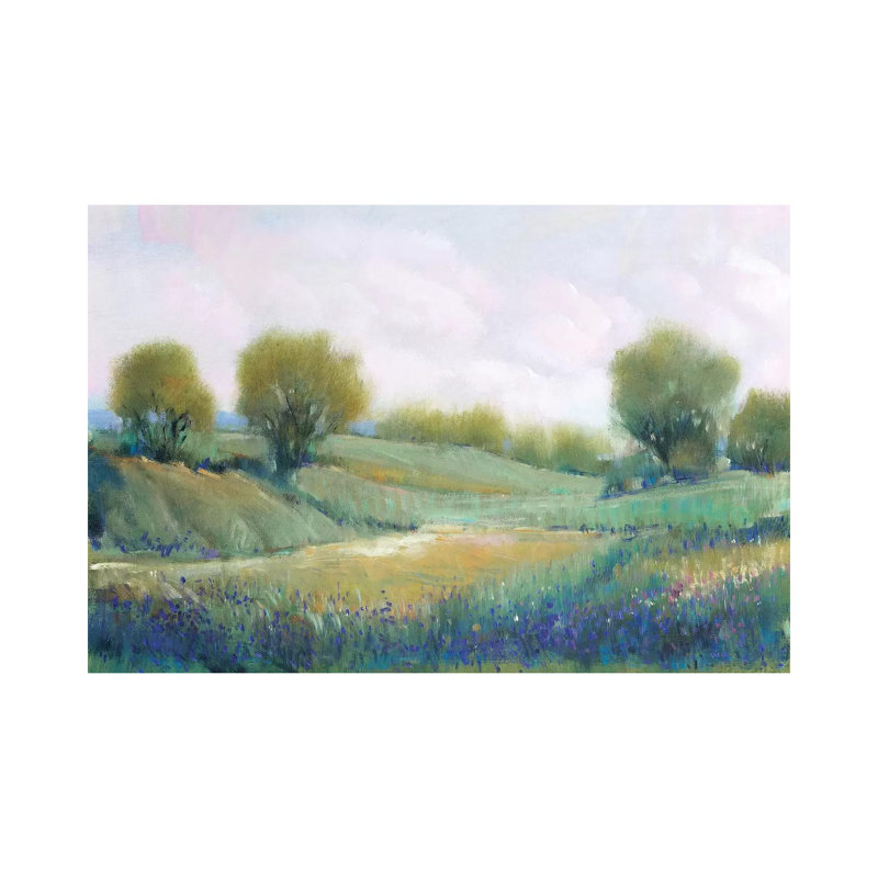 «Paysage I» par Timothy O 'Toole - peinture sur toile tendue, H 12 po x l 18 po x 1,5 po