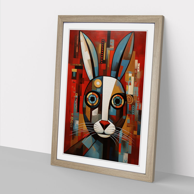 Hare Constructivism No.2 - Framed Print